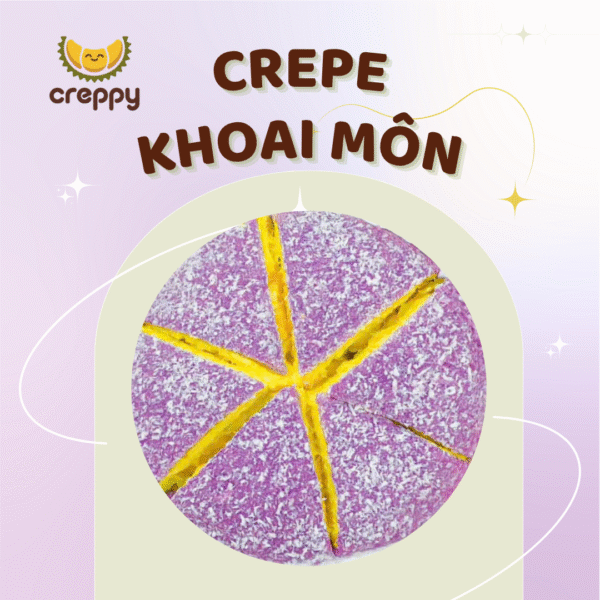 Crepe khoai môn