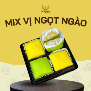 Crepe mini mix vị