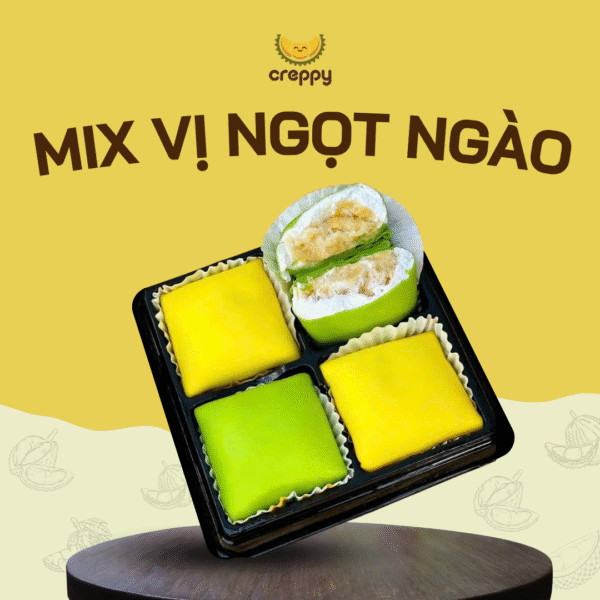 Crepe mini mix vị