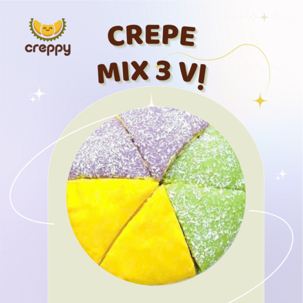 Crepe mix 3 vị